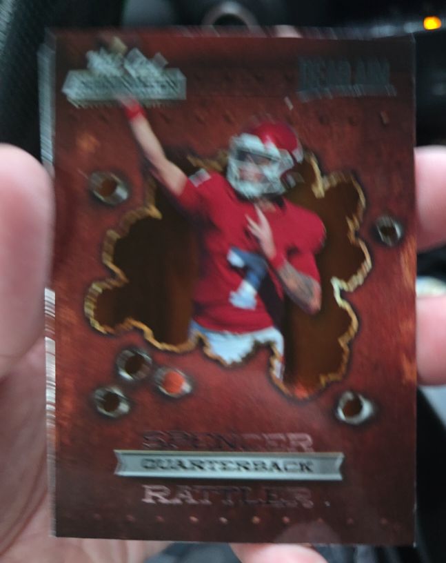 2021 Wild Card Alumination Dead Aim #ANDA-22 Spencer Rattler — front