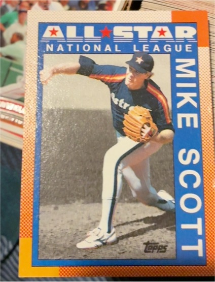 1990 Topps #405 Mike Scott — front