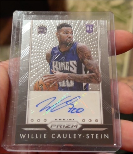 2015-16 Panini Prizm #349 Willie Cauley-Stein Rookie Auto — front