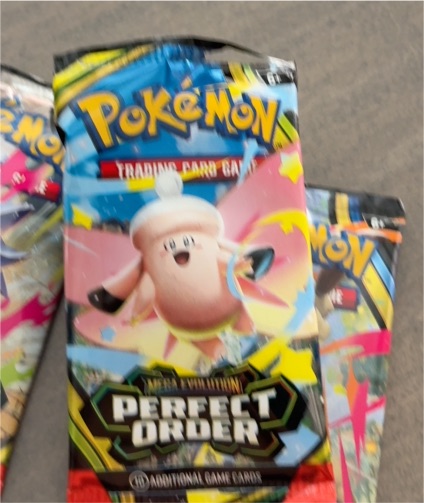 2022 Pokémon Perfect Order Mega Evolution Booster Pack — front