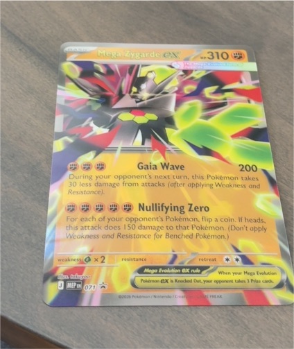 2026 Pokemon TCG Mega Zygarde EX #071 — front
