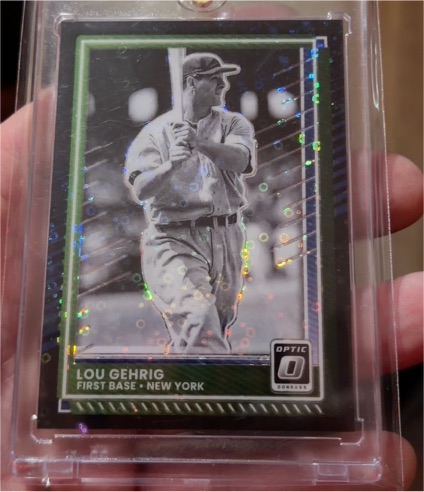 2025 Donruss Optic #55 Lou Gehrig — front