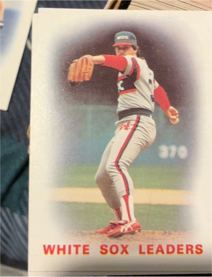 1986 Topps #156 Chicago White Sox Team Leaders Richard Dotson — front