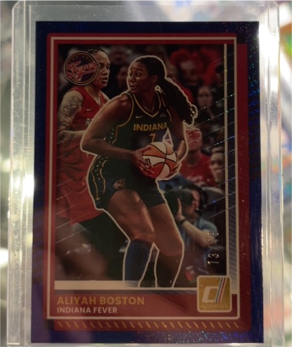 2025 Donruss WNBA #1 Aliyah Boston — front