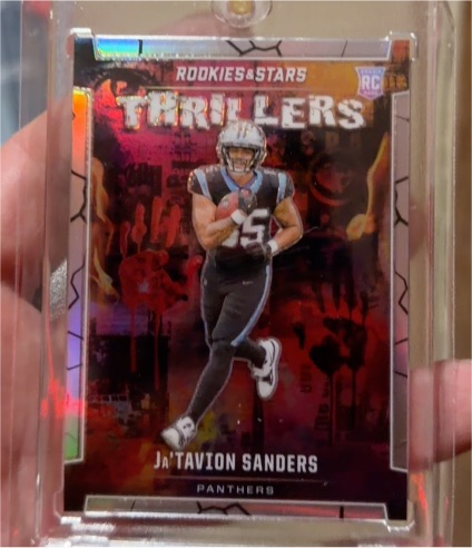 2024 Panini Rookies & Stars Thrillers #T-JSS Ja'Tavion Sanders — front
