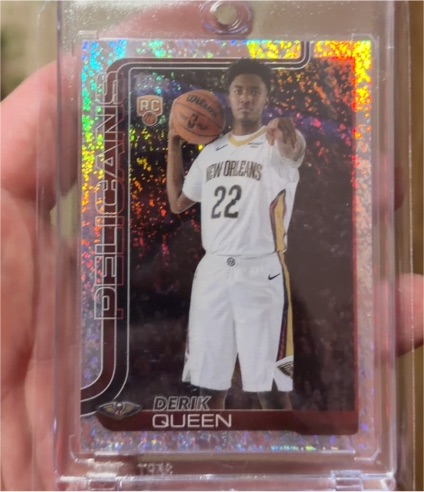 2025-26 Topps #213 Derik Queen — front