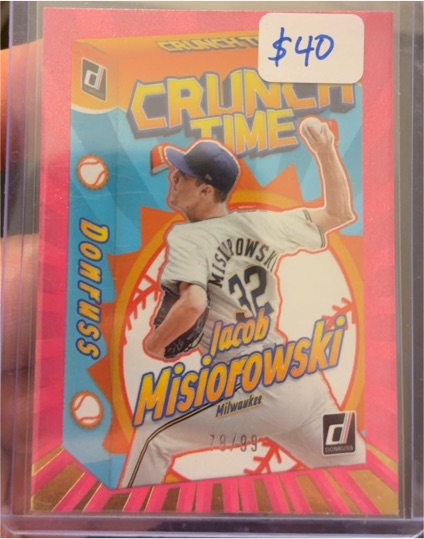 2026 Donruss Crunch Time #13 Jacob Misiorowski — front