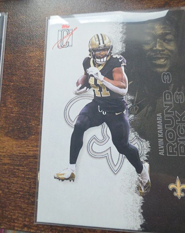 2025 Topps Signature Class #90 Alvin Kamara — front