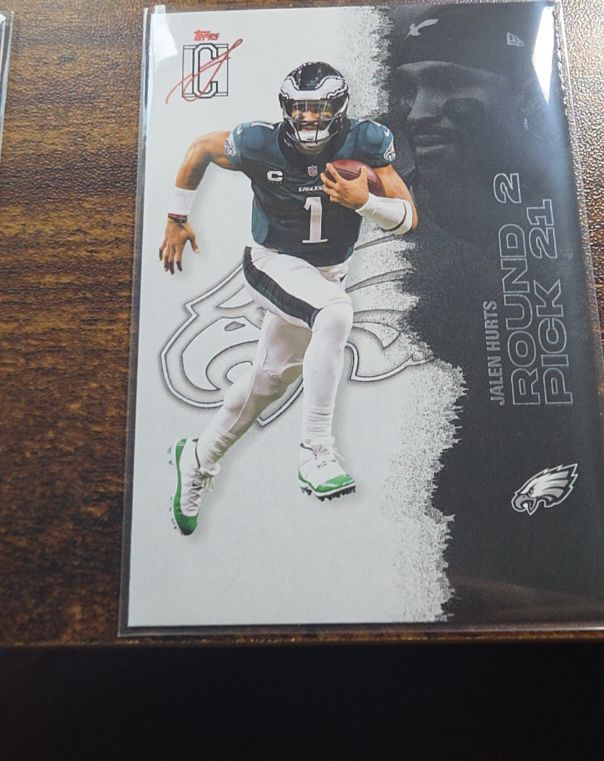 2025 Topps Signature Class #42 Jalen Hurts — front