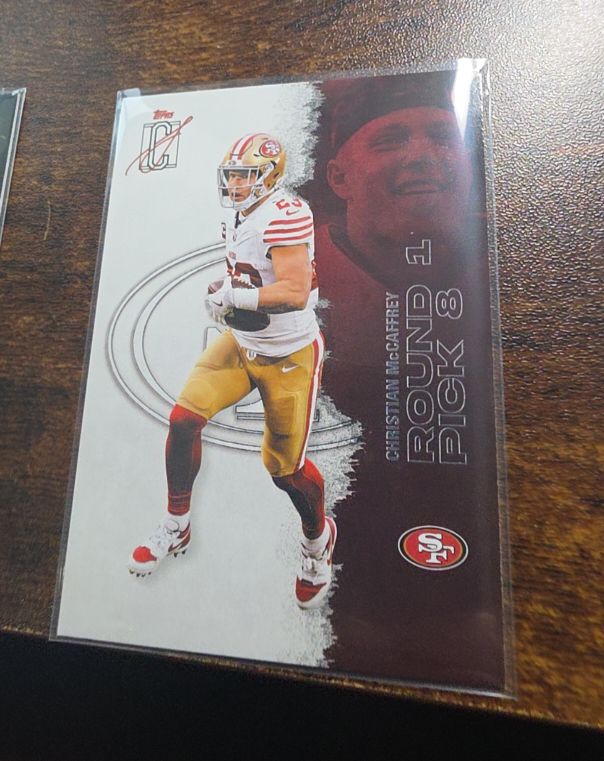 2025 Topps Signature Class #49 Christian McCaffrey — front