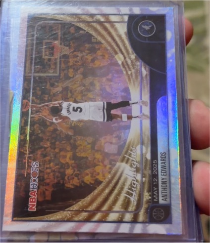 2025-26 Topps NBA Hoops Highlights Insert #270 Anthony Edwards — front