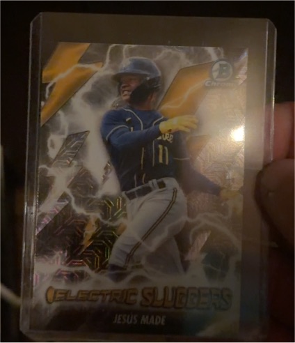 2026 Topps Bowman Chrome #ES-20 Jesus Made Electric Sluggers — front