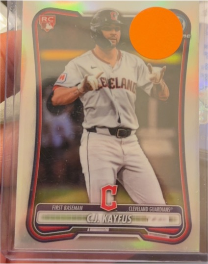 2026 Bowman Chrome #98 C.J. Kayfus — front