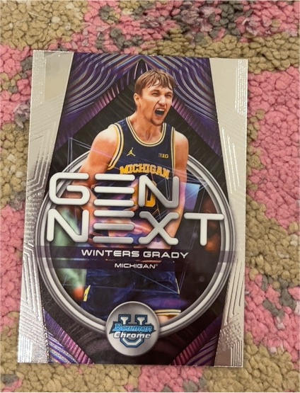 2025-26 Topps Bowman Chrome Gen Next #GN-24 Winters Grady — front