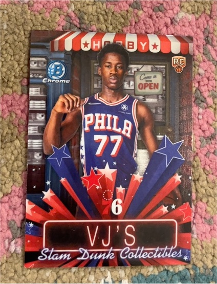 2025 Bowman Basketball #HS-8 VJ Edgecombe — front
