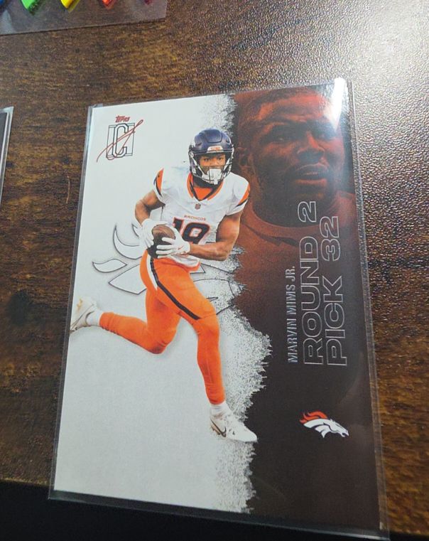 2025 Topps Signature Class #73 Marvin Mims Jr. — front