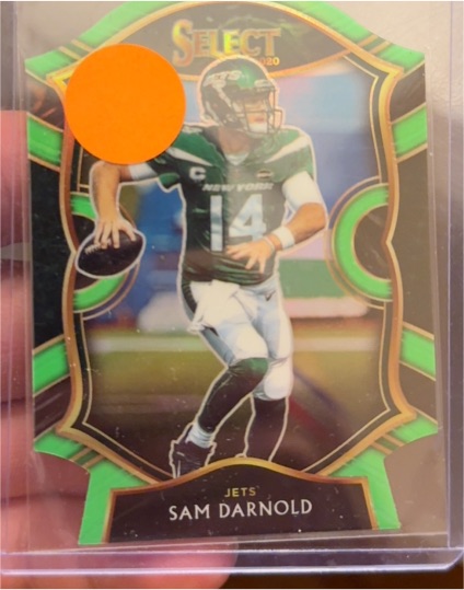 2020 Panini Select #18 Sam Darnold — front