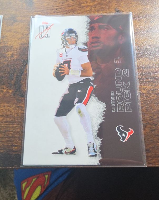 2025 Topps Signature Class #2 C.J. Stroud Houston Texans Round 2 Pick — front