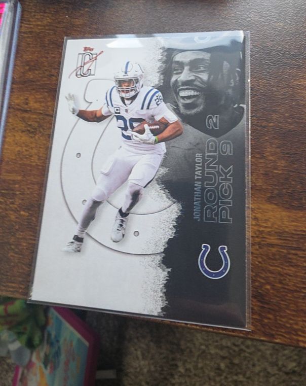 2025 Topps Signature Class Football #25 Jonathan Taylor — front