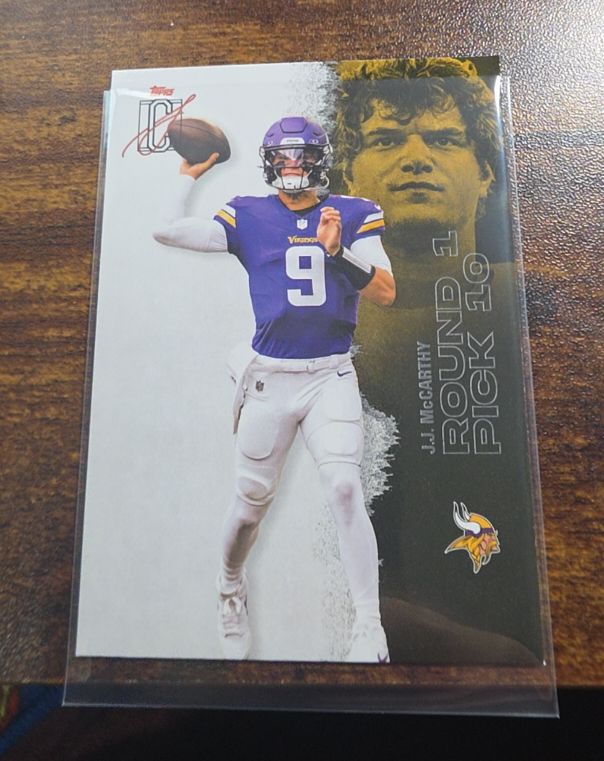 2025 Topps Signature Class #37 J.J. McCarthy — front