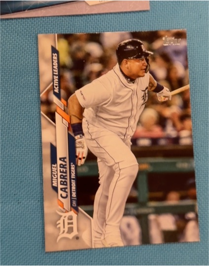 2020 Topps Update #U-263 Miguel Cabrera — front