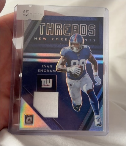 2020 Donruss Optic Threads #DT-EE Evan Engram — front