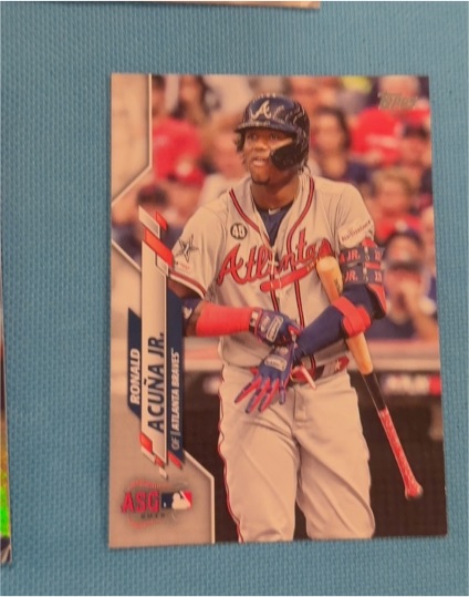 2020 Topps Update #U-145 Ronald Acuña Jr. — front