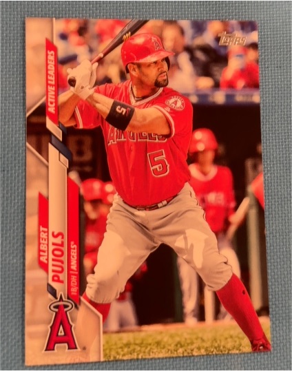 2020 Topps Update #U-142 Albert Pujols — front
