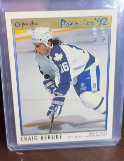 1991-92 O-Pee-Chee Premier #47 Craig Berube — front