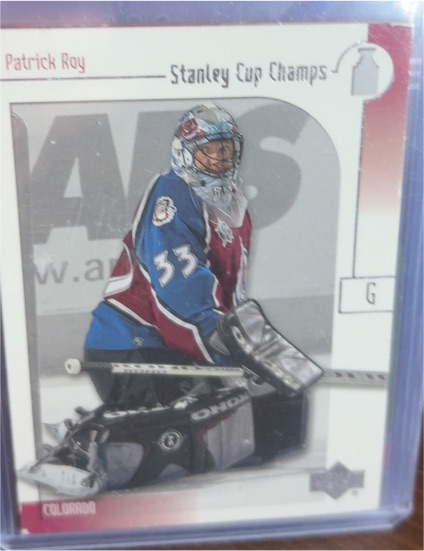 2001-02 Upper Deck Stanley Cup Champs #38 Patrick Roy — front