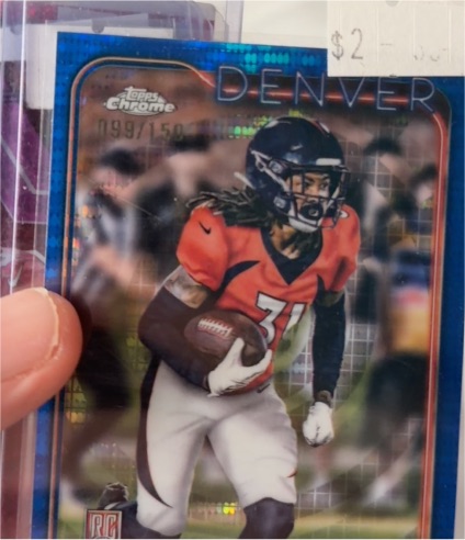 2025 Topps Chrome #208 RJ Harvey — front