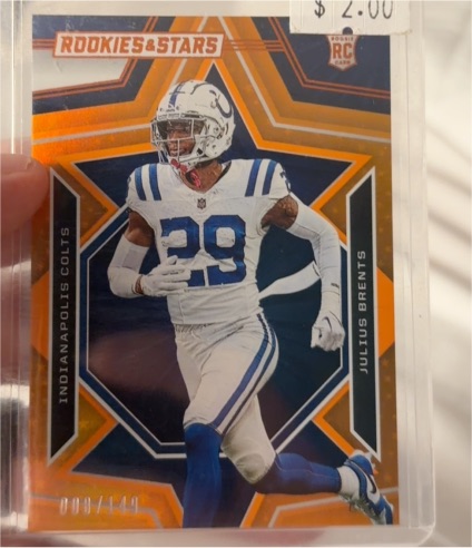2023 Panini Rookies & Stars #160 Julius Brents — front