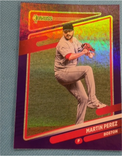 2021 Donruss #97 Martin Perez — front