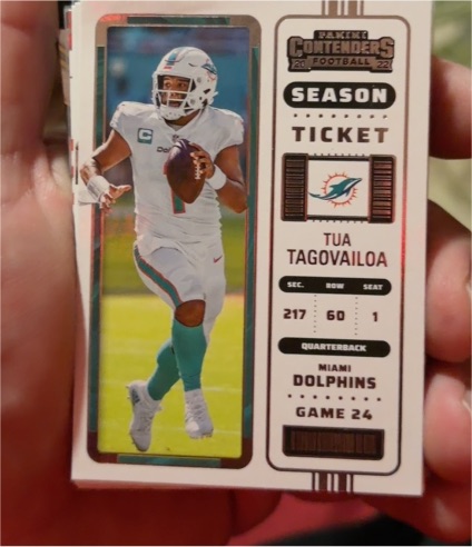 2022 Panini Contenders Season Ticket #79 Tua Tagovailoa — front