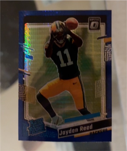 2023 Donruss Optic #239 Jayden Reed — front