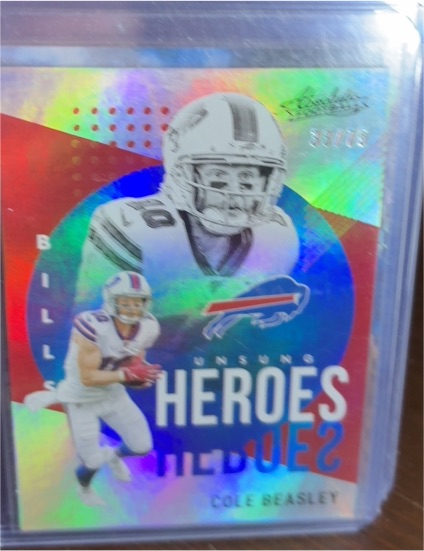 2021 Panini Absolute Unsung Heroes #UH19 Cole Beasley — front