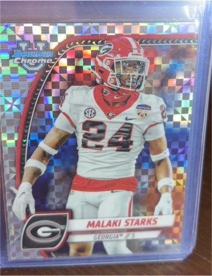 2024 Bowman Chrome University #125 Malaki Starks — front