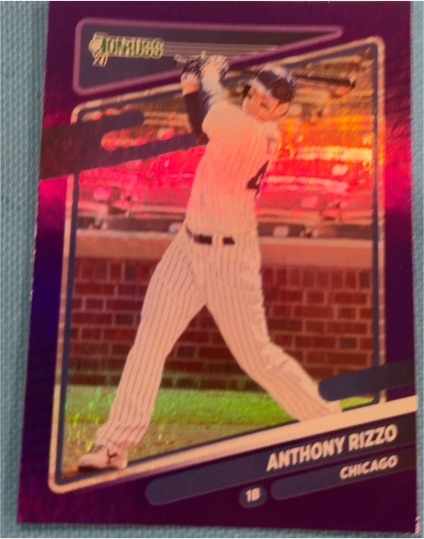 2021 Panini Donruss #163 Anthony Rizzo — front