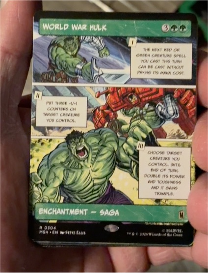 2020 Marvel Super Heroes #304 World War Hulk — front