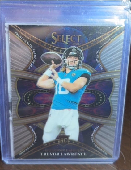 2021 Panini Select #PHE-6 Trevor Lawrence — front