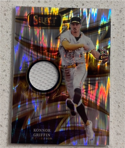 2025 Panini Select #SP-KG Konnor Griffin Sparks Relics — front