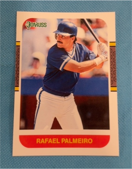 2021 Donruss Retro 1987 #214 Rafael Palmeiro — front