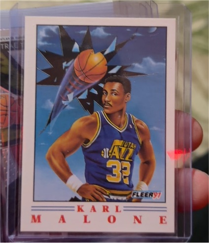 1991-92 Fleer Pro Visions #5 Karl Malone — front