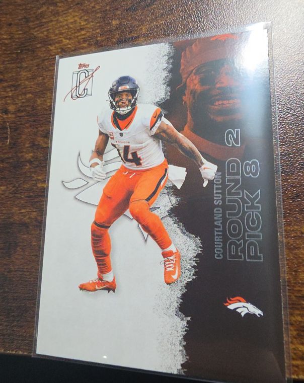 2025 Topps Signature Class #17 Courtland Sutton — front