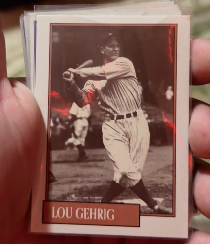 1991 Homers Classics #9 Lou Gehrig — front