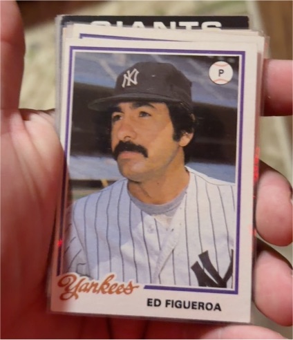 1978 Topps Burger King #5 Ed Figueroa — front