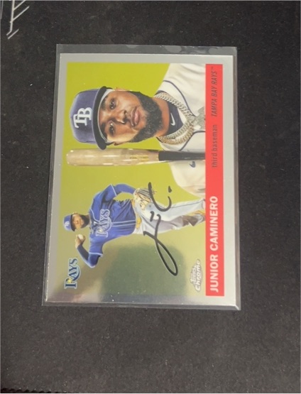 2025 Topps Chrome Platinum #168 Junior Caminero — front