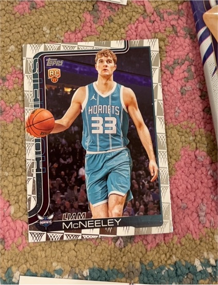 2025-26 Topps #229 Liam McNeeley — front