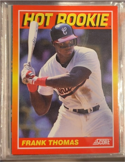 1991 Score Hot Rookies #4 Frank Thomas — front