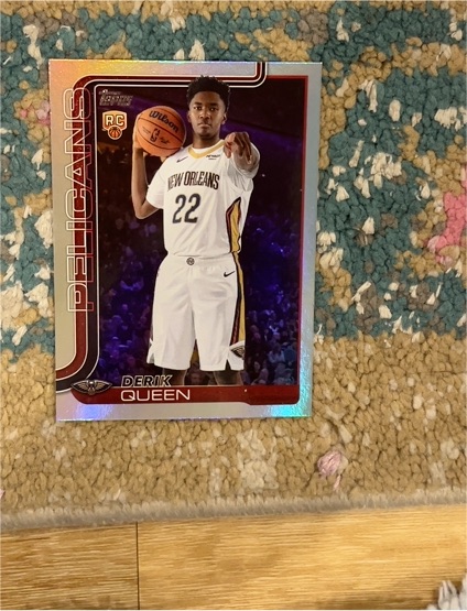 2025-26 Topps Basketball #213 Derik Queen RC — front